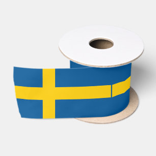 Sweden Flag Satin Ribbon