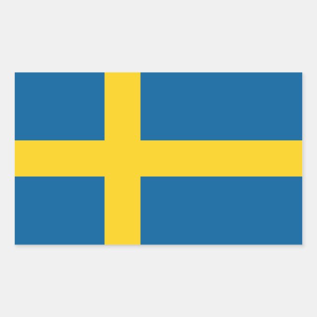 sweden flag sticker (Front)
