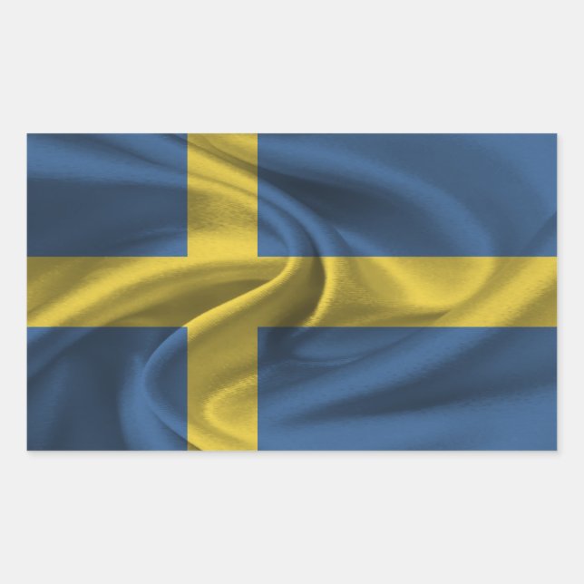 Sweden Flag Sticker (Front)