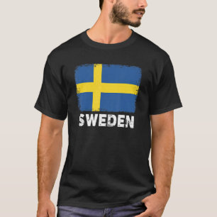 Sweden Flag Support Swedish People Women Men T-Shirt