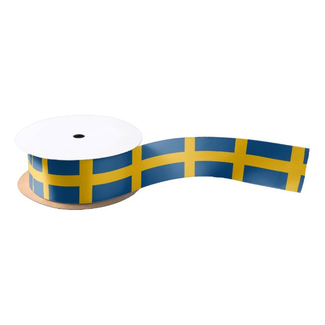 Sweden flag Swedish Satin Ribbon (Spool)