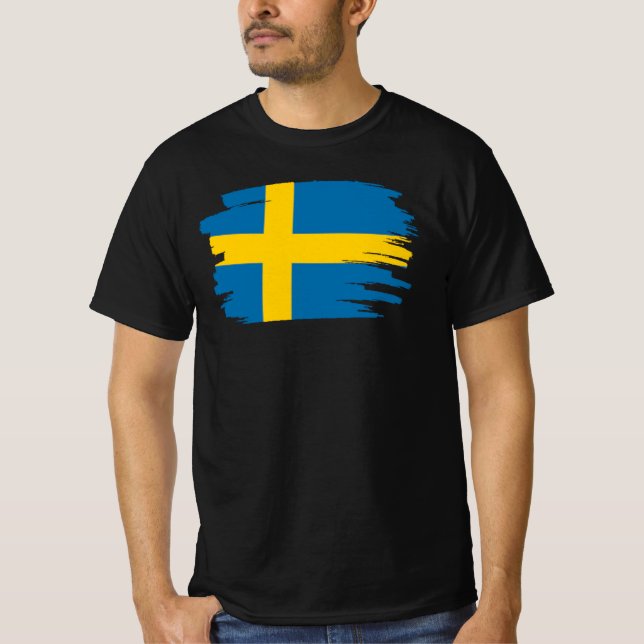 Sweden Flag   T-Shirt (Front)