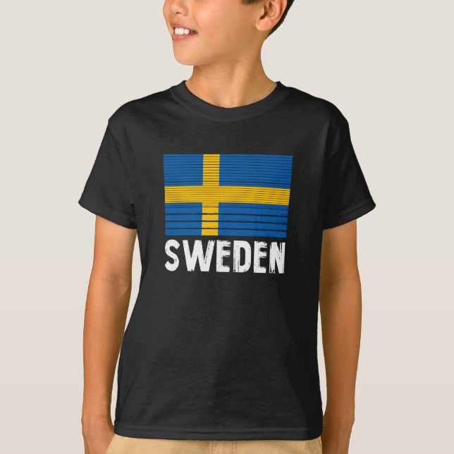 Sweden Flag T-Shirt (Front)