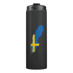 Sweden Flag Thermal Tumbler
