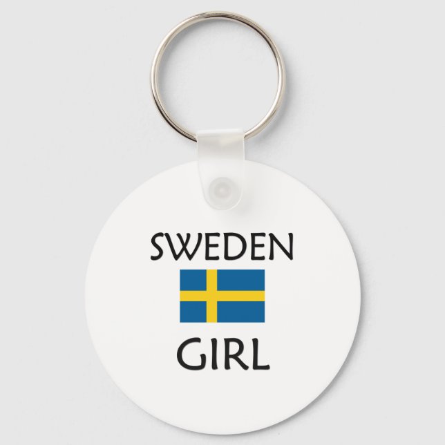 SWEDEN GIRL KEYCHAIN (Front)
