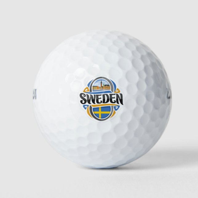 Sweden Golf Balls (Front)