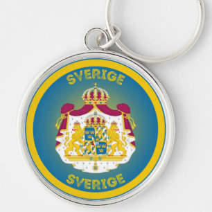 Sweden Heritage Emblem Keychain