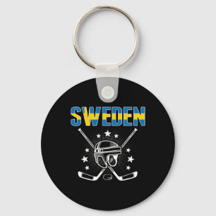 Sweden Ice Hockey Lovers Jersey - Swedish Hockey T Keychain