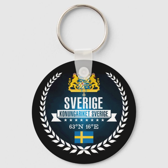 Sweden Keychain (Front)