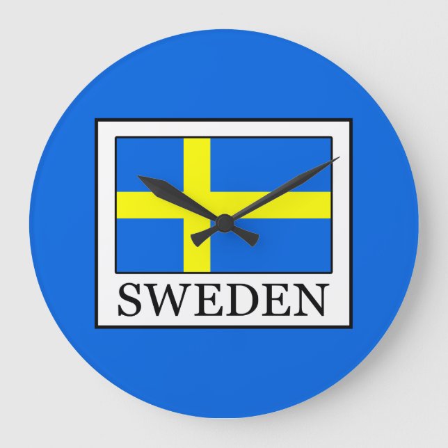Sweden Large Clock (Front)