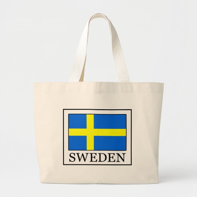 Sweden Large Tote Bag (Front)