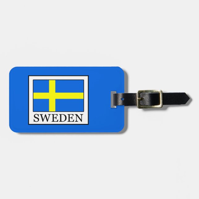 Sweden Luggage Tag (Front Horizontal)