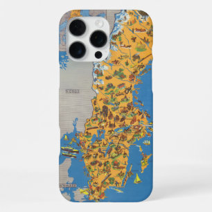 Sweden Map iPhone 16 Pro Max Case
