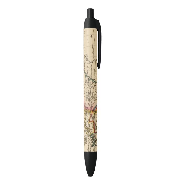 Sweden, Norway 2 Black Ink Pen (Bottom (Vertical))