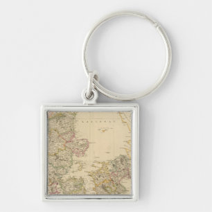 Sweden, Norway 3 Keychain