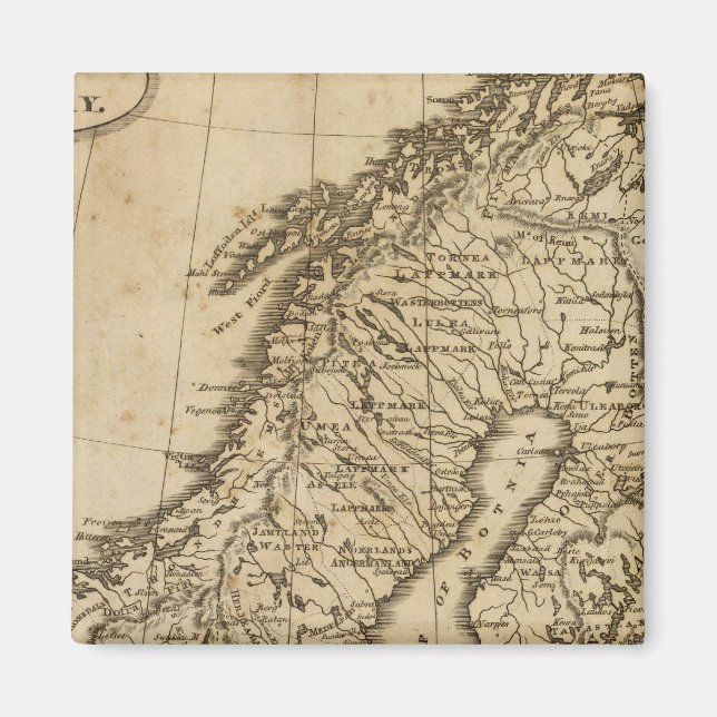 Sweden, Norway 3 Magnet (Front)