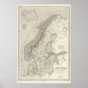 Sweden, Norway, and Denmark Poster