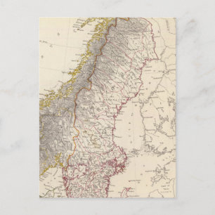 Sweden, Norway, Denmark 3 Postcard