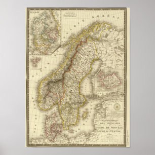 Sweden, Norway, Denmark Poster