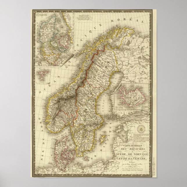 Sweden, Norway, Denmark Poster (Front)