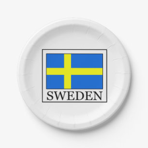 Sweden Paper Plate