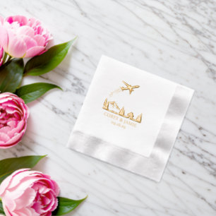 Sweden Passport Foil Napkins