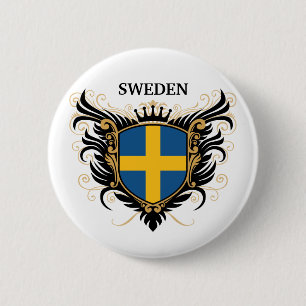 Sweden [personalize] 2 inch round button