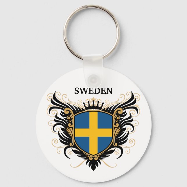 Sweden [personalize] keychain (Front)