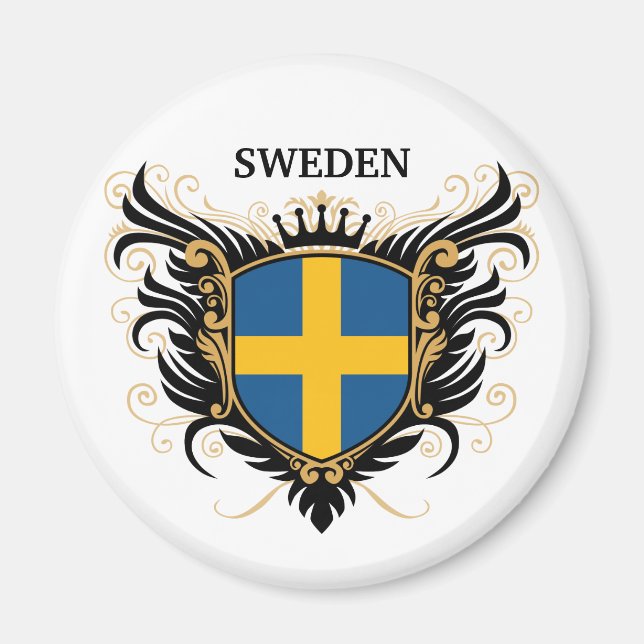 Sweden [personalize] magnet (Front)