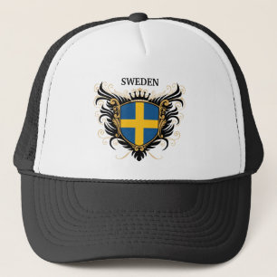 Sweden [personalize] trucker hat