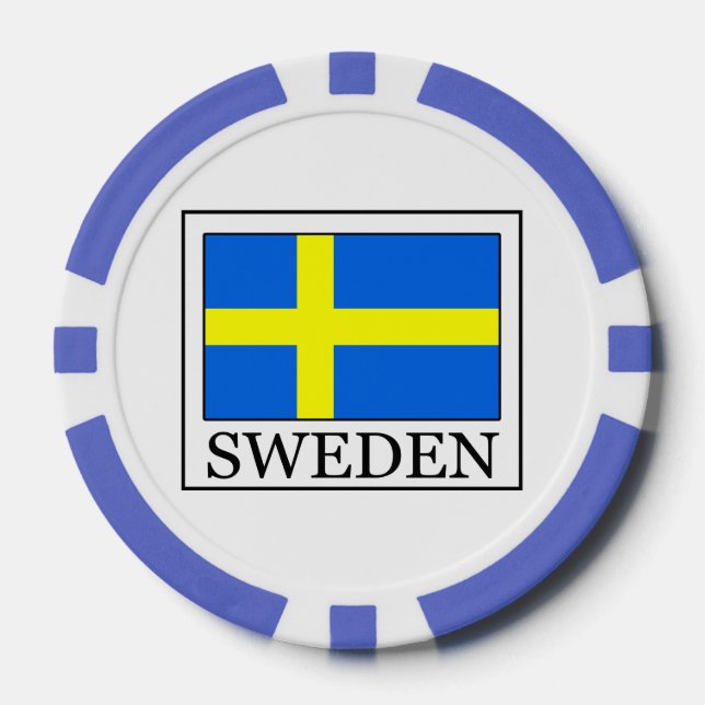 Sweden Poker Chips (Front)