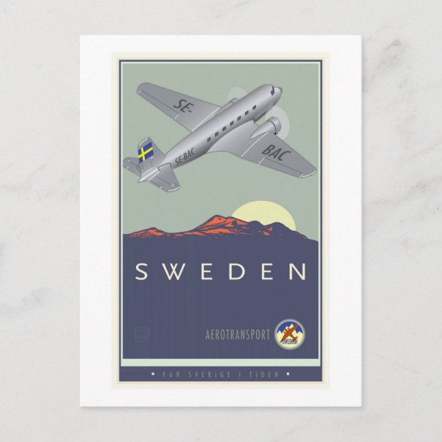 Sweden Postcard (Front)