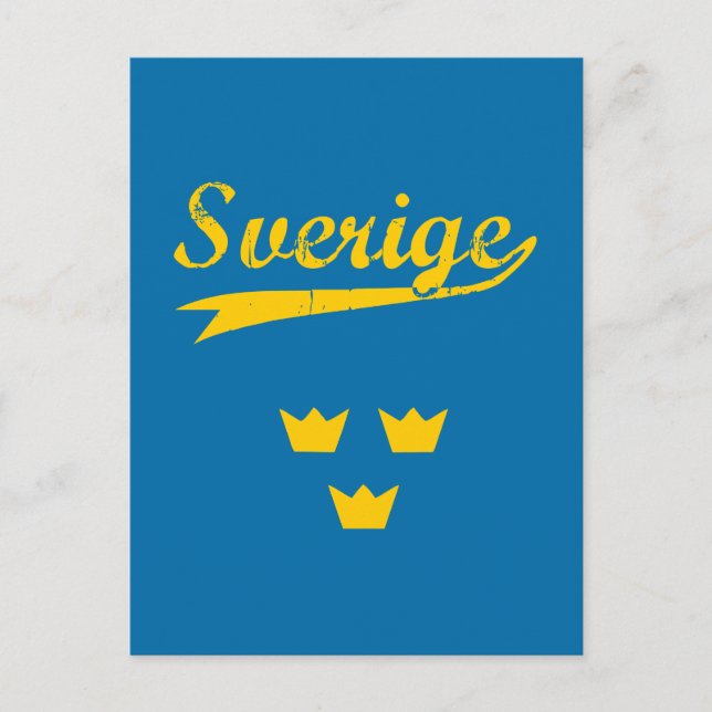 Sweden Postcard (Front)