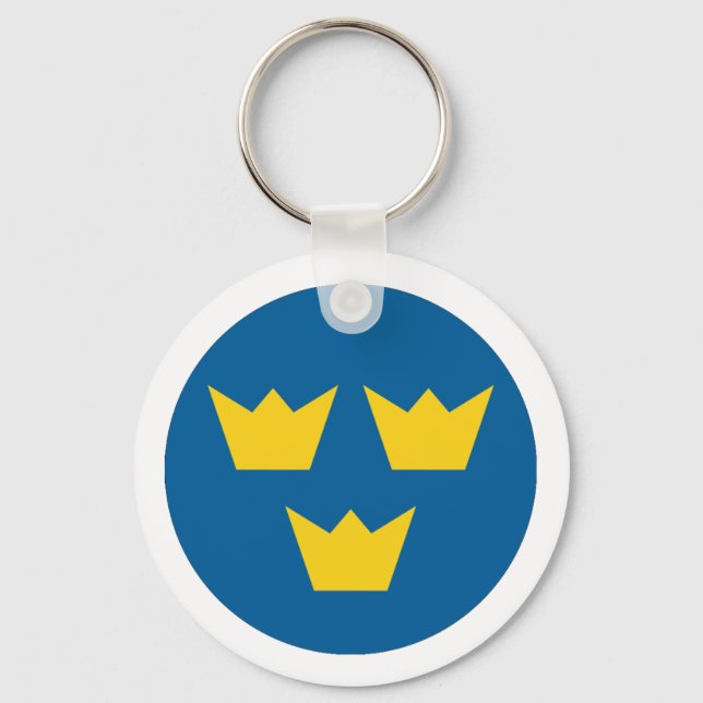 Sweden roundel keychain (Front)