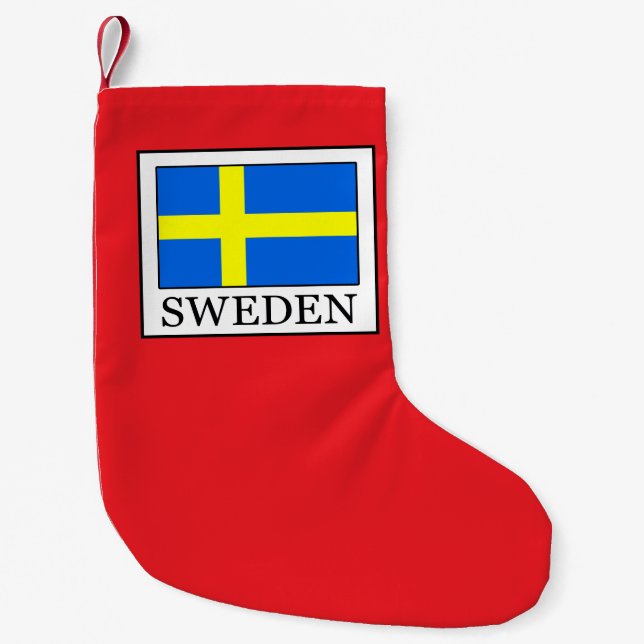 Sweden Small Christmas Stocking (Front)