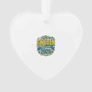 Sweden Soccer 2026 Soccer Bold Country Typography  Ornament