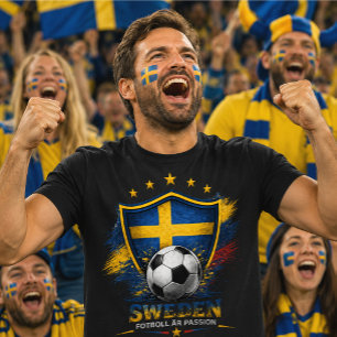 Sweden Soccer Fan Swedish Football World Cup T-Shirt