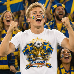 Sweden Soccer Fan Swedish Football World Cup T-Shirt