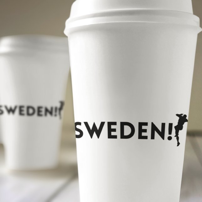 Sweden soccer paper cups (Creator Uploaded)