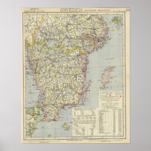 Sweden, southern poster