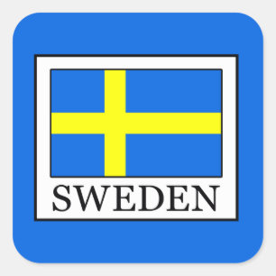Sweden Square Sticker
