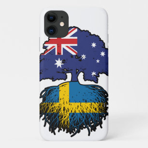 Sweden Swedish Australian Australia Tree Roots iPhone 11 Case