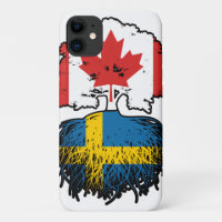 Sweden Swedish Canadian Canada Tree Roots Flag