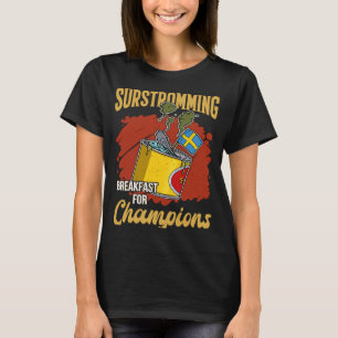 Sweden Swedish fish specialty Surstromming puke fi T-Shirt