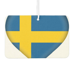 Sweden (Swedish) Flag Air Freshener