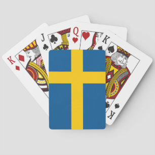 Sweden (Swedish) Flag Playing Cards