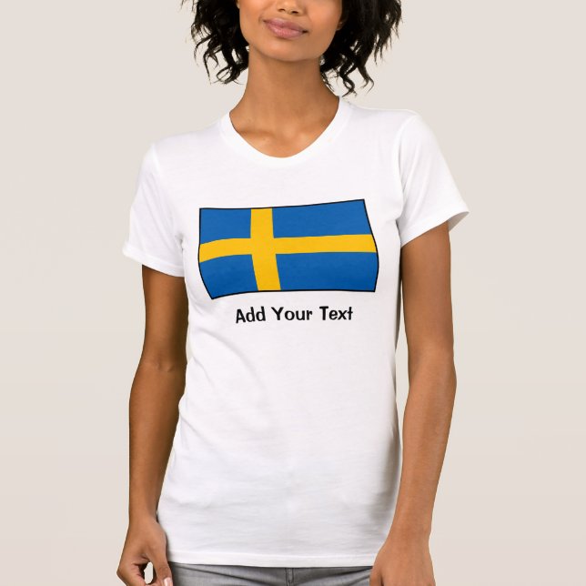 Sweden - Swedish Flag T-Shirt (Front)