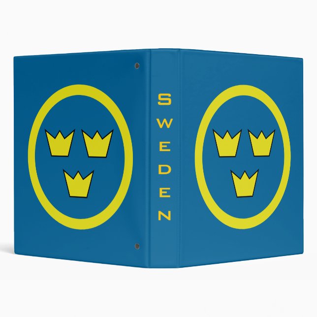 Sweden Three Crowns Binder (Background)