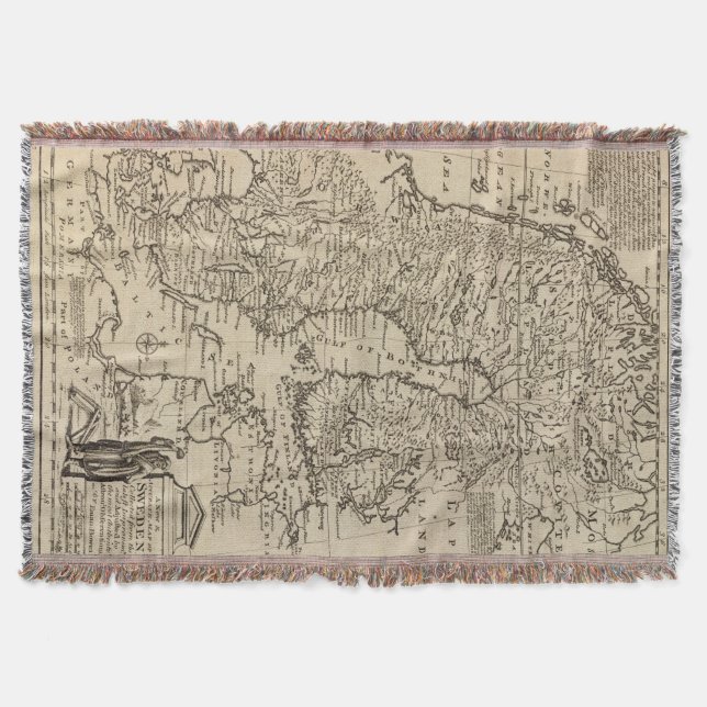 Sweden Throw Blanket (Front)