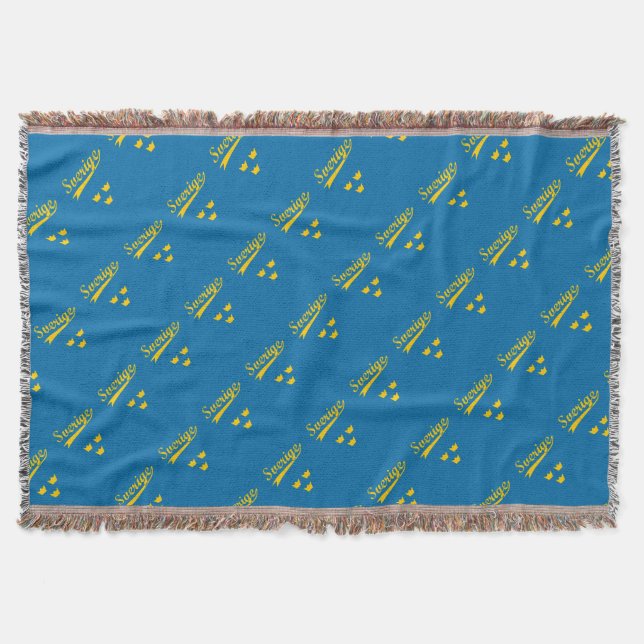 Sweden Throw Blanket (Front)